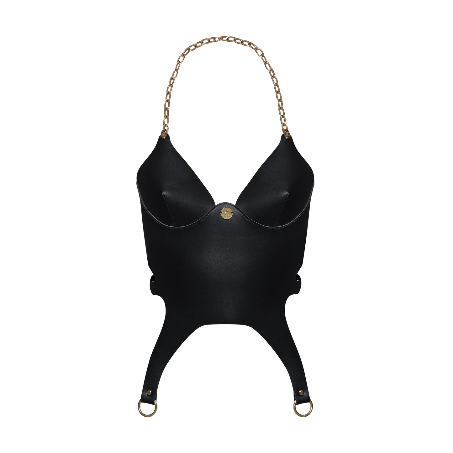Chēn top / Chain Vegan Leather Top