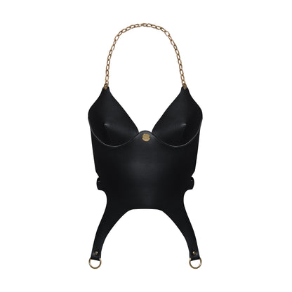 Chēn top / Chain Vegan Leather Top