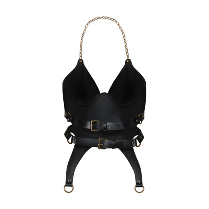 Chēn top / Chain Vegan Leather Top